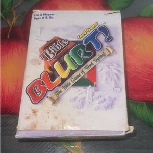 📖 Bible Blurt! Card Game – Slightly Used 🎉